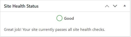 Image of Site Health Status